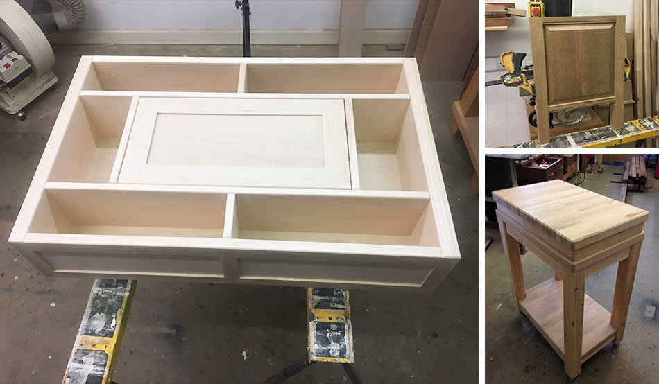 From a cabinet to bench seating, bespoke furniture made to order in our Newbury workshop.