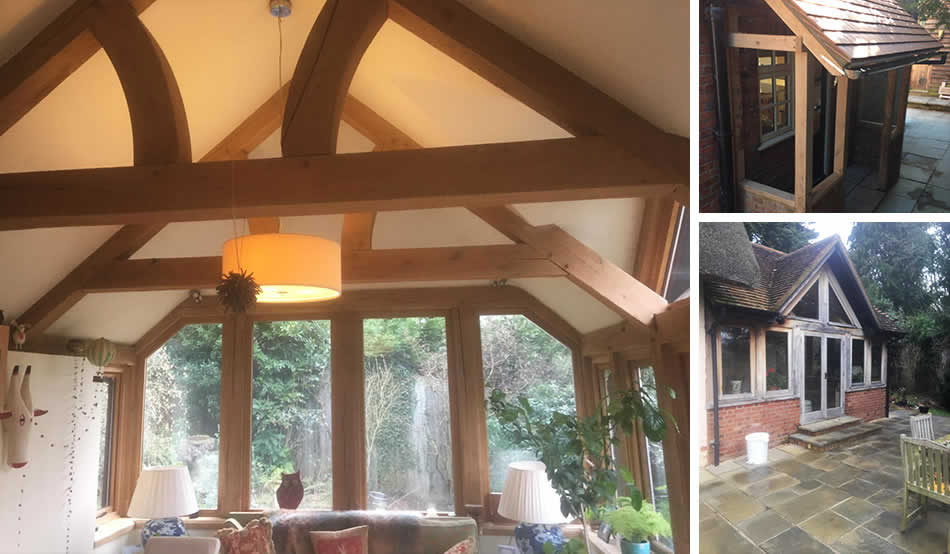 Bespoke oak timber frame joinery and carpentry services Berkshire, Oxfordshire, Hampshire